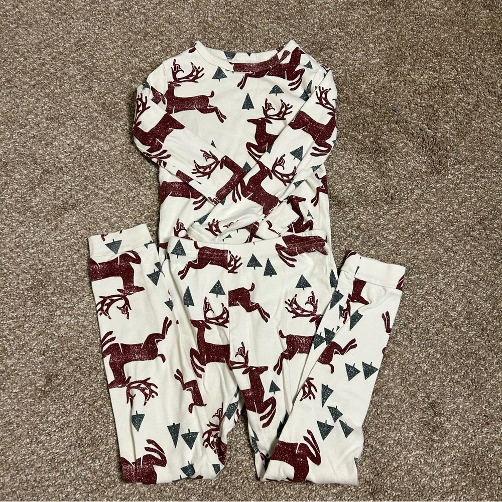 Tea 100% cotton reindeer pajama set